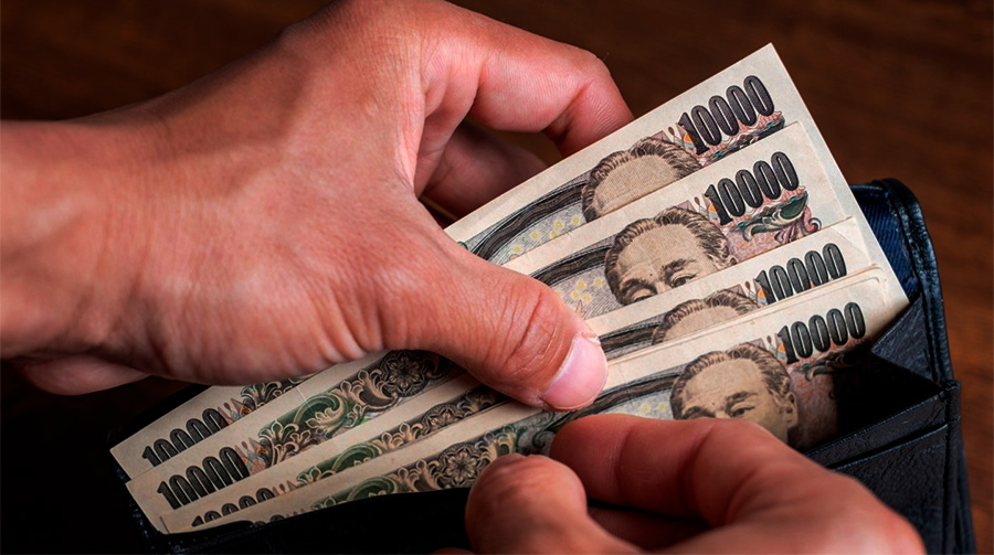 Deposit in japanese yen